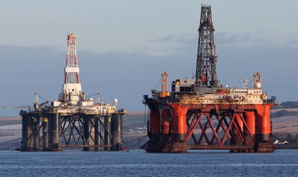 Gas Rigs North Sea